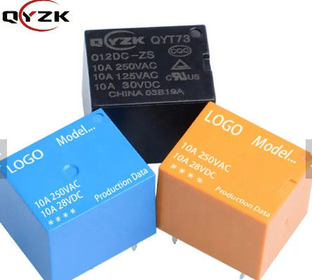 12v स्विचिंग रिले JQC-3F Spdt Pcb 5 पिन T73 DC 48v 24v 12 वोल्ट 5v इलेक्ट्रोमैग्नेटिक